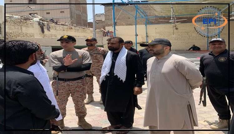 کشمور،ڈپٹی کمشنر ، ونگ کمانڈر کا امام بارگاہوں کا دورہ
